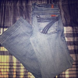 dojo 7 bell bottom jeans